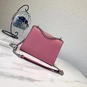 PRADA MONOCHROME BAG FIERY PETAL PINK 1BD127 SIZE 21×14×10 CM - 5