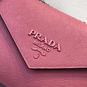 PRADA MONOCHROME BAG FIERY PETAL PINK 1BD127 SIZE 21×14×10 CM - 6