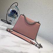 PRADA MONOCHROME BAG POWDER PINK 1BD127 SIZE 21×14×10 CM - 4