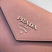 PRADA MONOCHROME BAG POWDER PINK 1BD127 SIZE 21×14×10 CM - 3
