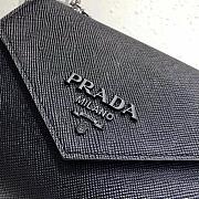 PRADA MONOCHROME BAG BLACK 1BD127 SIZE 21×14×10 CM - 6