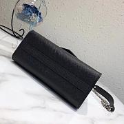 PRADA MONOCHROME BAG BLACK 1BD127 SIZE 21×14×10 CM - 5