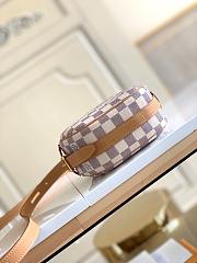 LV Boite Chapeau Souple PM Damier Azur Beige 17CM - 5