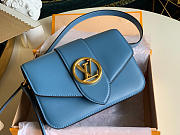 LV PONT 9 BLUE M55947 SIZE 23 x 15 x 8 - 4