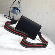 PRADA LEATHER SHOULDER BAG 1BD102 SIZE 20×14×5 CM - 6