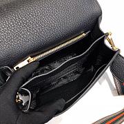 PRADA LEATHER SHOULDER BAG 1BD102 SIZE 20×14×5 CM - 4