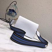 Prada Leather Shoulder Bag White 1BD102 SIZE 20×14×5 cm - 3