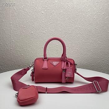 Prada Re-Edition 2005 Nylon Bag Pink 1BB846 Size 20 x 11.5 x 11cm