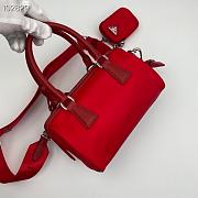 Prada Re-Edition 2005 Nylon Bag Red 1BB846 Size 20 x 11.5 x 11cm - 6