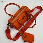 Prada Re-Edition 2005 Nylon Bag Orange 1BB846 Size 20 x 11.5 x 11cm - 3
