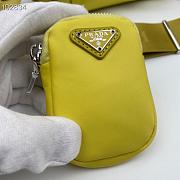 Prada Re-Edition 2005 Nylon Bag Yellow 1BB846 Size 20 x 11.5 x 11cm - 5