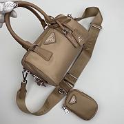 Prada Re-Edition 2005 Nylon Bag Beige 1BB846 Size 20 x 11.5 x 11cm - 6