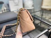 CHANEL 19 LARGE HANDBAG BROWN AS1161 SIZE 30×20×10 CM - 4