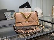 CHANEL 19 LARGE HANDBAG BROWN AS1161 SIZE 30×20×10 CM - 5