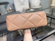 CHANEL 19 LARGE HANDBAG BROWN AS1161 SIZE 30×20×10 CM - 6