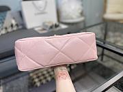 CHANEL 19 LARGE HANDBAG LIGHT PINK AS1161 SIZE 30×20×10 CM - 2