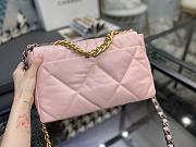 CHANEL 19 LARGE HANDBAG LIGHT PINK AS1161 SIZE 30×20×10 CM - 5