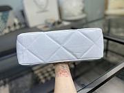 CHANEL 19 LARGE HANDBAG WHITE AS1161 SIZE 30×20×10 CM - 6