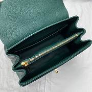 CELINE SMALL 16 BAG GREEN 188003 SIZE 23 x 19 x 10.5 CM - 3