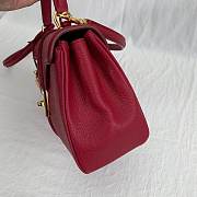 CELINE SMALL 16 BAG RED 188003 SIZE 23 x 19 x 10.5 CM - 2