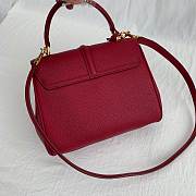 CELINE SMALL 16 BAG RED 188003 SIZE 23 x 19 x 10.5 CM - 4