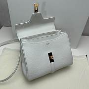 CELINE SMALL 16 BAG WHITE 188003 SIZE 23 x 19 x 10.5 CM - 3