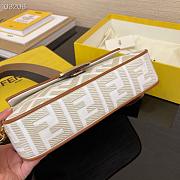 FENDI BAGUETTE FF BAG WHITE 8BR600  - 6