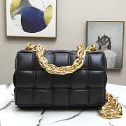 BOTTEGA VENETA CHAIN CASSETTE BLACK 631421 SIZE 26 x 18 x 8 CM - 1