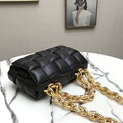 BOTTEGA VENETA CHAIN CASSETTE BLACK 631421 SIZE 26 x 18 x 8 CM - 4