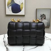 BOTTEGA VENETA CHAIN CASSETTE BLACK 631421 SIZE 26 x 18 x 8 CM - 3