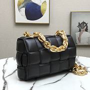 BOTTEGA VENETA CHAIN CASSETTE BLACK 631421 SIZE 26 x 18 x 8 CM - 5