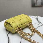 BOTTEGA VENETA CHAIN CASSETTE KIWI 631421 SIZE 26 x 18 x 8 CM - 5