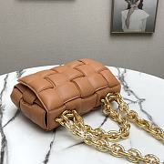 BOTTEGA VENETA CHAIN CASSETTE MAPLE 631421 SIZE 26 x 18 x 8 CM - 3
