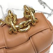 BOTTEGA VENETA CHAIN CASSETTE MAPLE 631421 SIZE 26 x 18 x 8 CM - 4