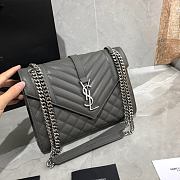 ENVELOPE MEDIUM BAG GRAY 600185 SIZE 24 × 17.5 × 6cm - 2
