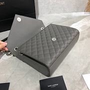 ENVELOPE MEDIUM BAG GRAY 600185 SIZE 24 × 17.5 × 6cm - 3