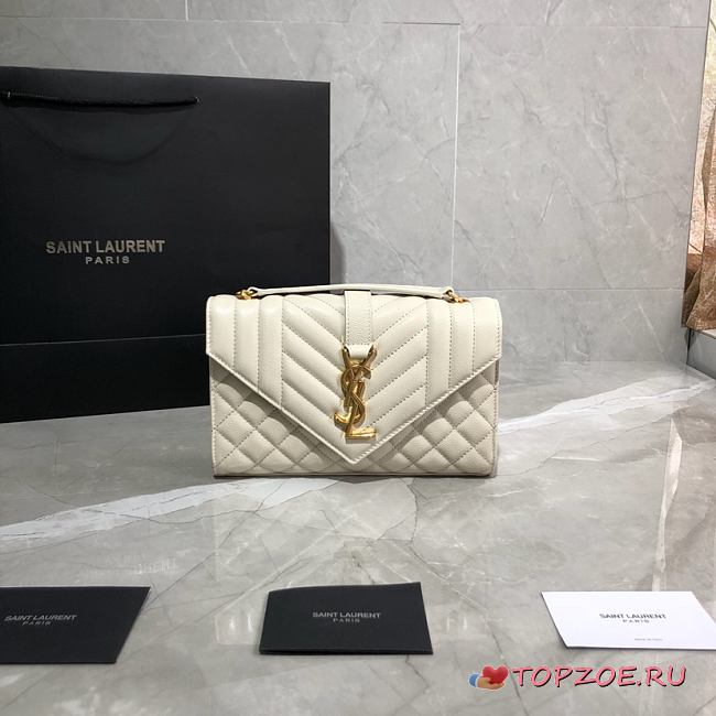 ENVELOPE SMALL BAG WHITE 600195 SIZE 21 × 13 × 6 CM - 1