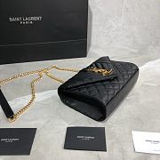 ENVELOPE SMALL BAG BLACK 600195 SIZE 21 × 13 × 6 CM - 4