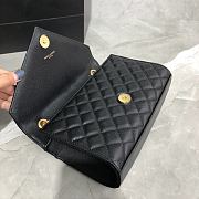 ENVELOPE SMALL BAG BLACK 600195 SIZE 21 × 13 × 6 CM - 3