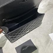 ENVELOPE SMALL BAG BLACK METAL HARDWARE 600195 SIZE 21 × 13 × 6 CM - 2
