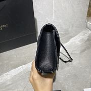 ENVELOPE SMALL BAG BLACK METAL HARDWARE 600195 SIZE 21 × 13 × 6 CM - 3