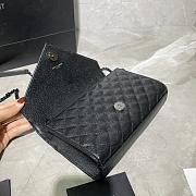 ENVELOPE SMALL BAG BLACK METAL HARDWARE 600195 SIZE 21 × 13 × 6 CM - 6