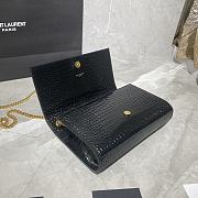 KATE MEDIUM IN CROCODILE PATTERN 354119 SIZE 24 x 14.5 x 5.5 CM - 2