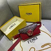 FENDI BELT BAG RED 8BM005 SIZE 18 x 4 x 11 CM - 1