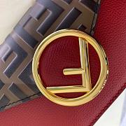 FENDI BELT BAG RED 8BM005 SIZE 18 x 4 x 11 CM - 2