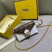 FENDI BELT BAG WHITE 8BM005 SIZE 18 x 4 x 11 CM - 1