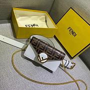 FENDI BELT BAG WHITE 8BM005 SIZE 18 x 4 x 11 CM - 3