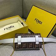 FENDI BELT BAG WHITE 8BM005 SIZE 18 x 4 x 11 CM - 4