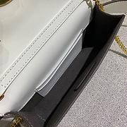 FENDI BELT BAG WHITE 8BM005 SIZE 18 x 4 x 11 CM - 5
