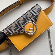 FENDI BELT BAG YELLOW 8BM005 SIZE 18 x 4 x 11 CM - 3